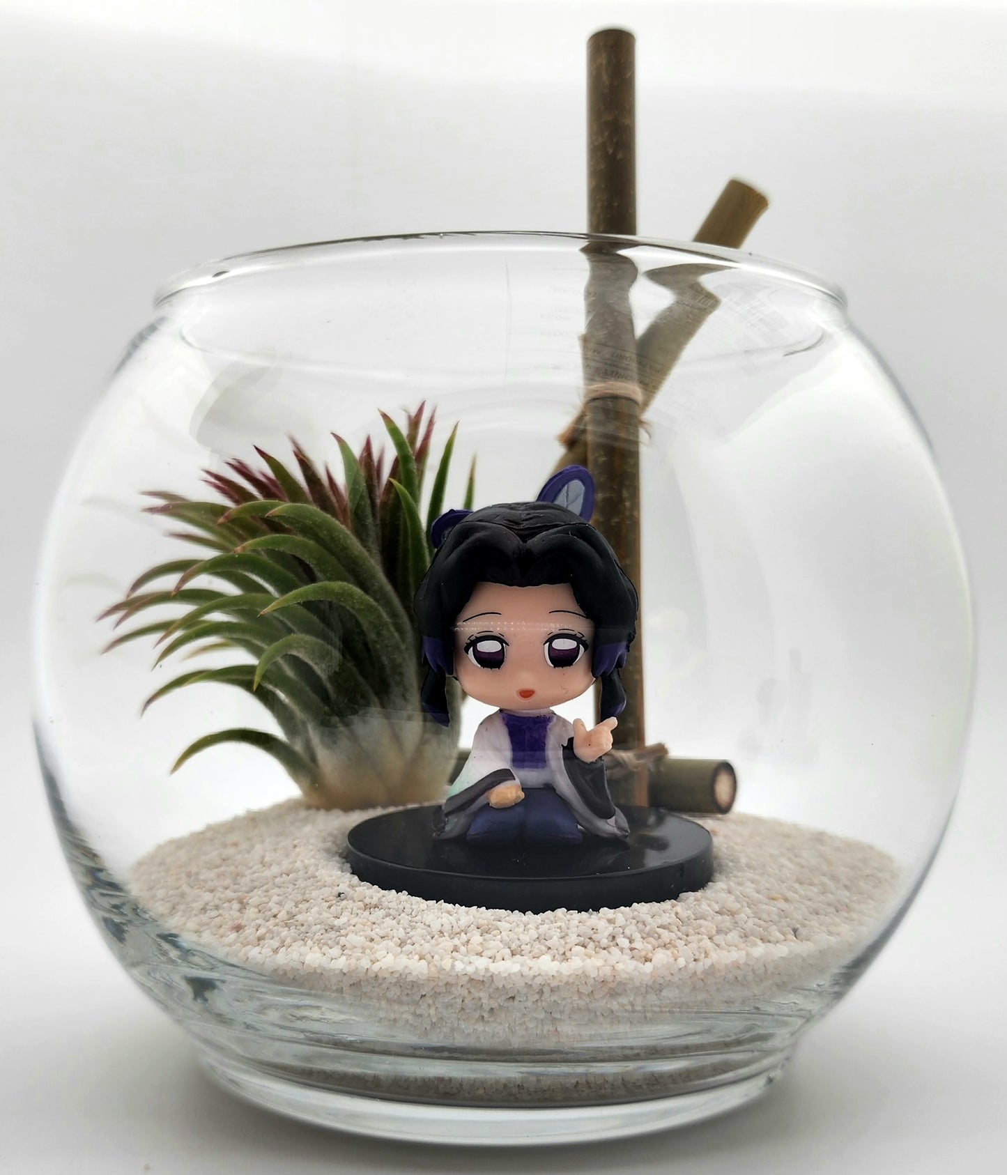 Demon Slayer Shinobu Kocho with Ionantha Air Plant in Vase