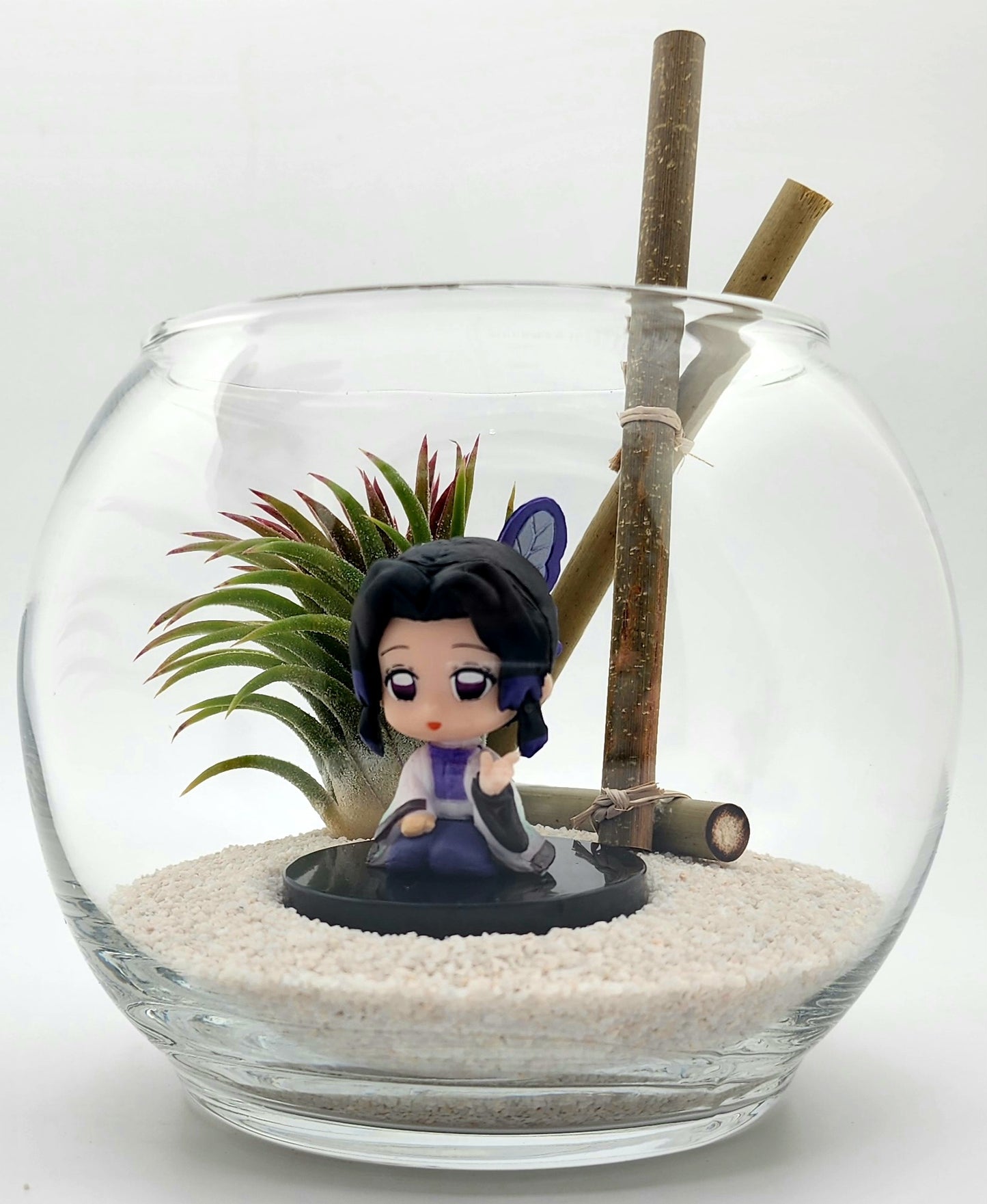 Demon Slayer Shinobu Kocho with Ionantha Air Plant in Vase